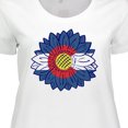 thumbnail image 4 of Inktastic Colorado Flag Sunflower Women's Plus Size T-Shirt, 4 of 5