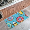 thumbnail image 3 of DragonBtu Kitchen Mat and Rugs Cushioned, 15.7"x 29.5",Non Slip Waterproof Absorb Oil Comfort Mat for Kitchen, Floor Home, Office, Sink, Laundry - Donut Drink Cute, 3 of 6
