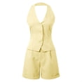 thumbnail image 4 of MAIHAN Theme Park Outfits for Women Summer Clothing Sets Short Sleeve Tops Shorts 2pcs Women Tops and Trousers Set Plus Size Outfits for Curvy Women, 4 of 5
