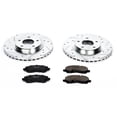 thumbnail image 3 of PowerStop Front Z23 Evolution Sport Carbon-Fiber Ceramic Brake Pad and Drilled & Slotted Rotor Kit Fits: CHRYSLER DODGE JEEP MITSUBISHI Select Models K3032, 3 of 10