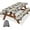 Bear, variant on Picnic Table Cover with Bench Covers, Camping Essentials, Farmhouse Wood Green Windproof Table Cover, Fitted Tablecloth Cover with Elastic Edge, for Indoor & Outdoor, 3 PCS, 30x72 Inch