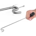 thumbnail image 3 of Stainless Steel T-shape Fishing Hook Remover Tools Portable Dehooker, 3 of 8