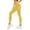 Yellow, variant on Brondbend High Waisted Leggings Yoga Pants for Women Solid Color Elastic Waist Belly Control Athletic Jogger Fall Winter Slim Trendy Workout Tights in Versatile Sizes and Colors