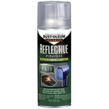 SPECIALTY 214944 Reflect. Coating Spray Paint, Clear, 10