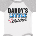 thumbnail image 4 of Inktastic Baseball Daddys Little Catcher Boys Baby Bodysuit, 4 of 5