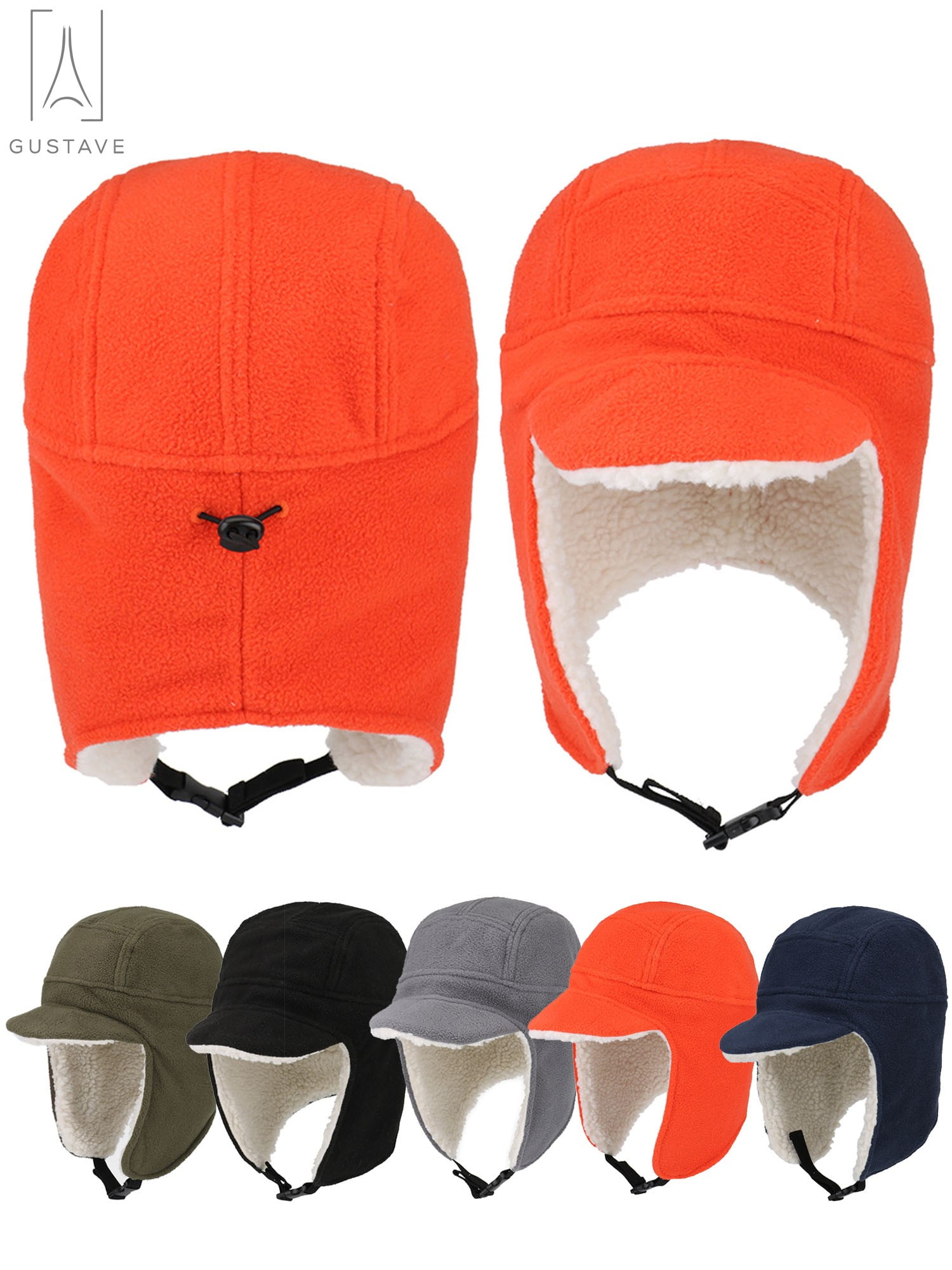 Fleece Warm Winter Earflap Hats 