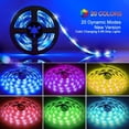 thumbnail image 3 of shiyou-LED Strip Lights Battery Powered, 6.5FT/2M RGB LED Light Strip SMD5050 60 LEDs Rope Lights Color Changing Flexible LED Strip Kit for Home Bedroom DIY Party Indoor Outdoor, 3 of 4