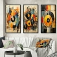 thumbnail image 1 of Designart "Vintage Vinyl Records II" Music Framed Wall Art Set Of 3 - Multi-Color Vinyl Records Frame Gallery Wall Set For Home Decor, 1 of 6