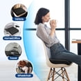 thumbnail image 4 of Cojín de asiento SweetSlubr de espuma viscoelástica para aliviar el dolor del coxis, 4 of 7