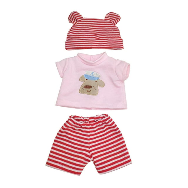 Milaget Vêtements de Poupée Bébé Faits à la Main Costumes Pyjamas pour Poupées Bébé de 30 cm Style4