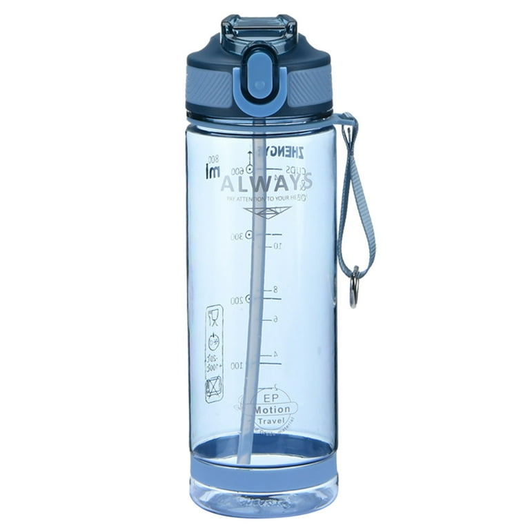 Happy Date 800ml Sports Water Bottle, Leakproof Fitness Drinking