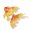 Gold, variant on Artistic Metallic Carp Pin Goldfish Brooch Fashion Jewelry For Daily Wear
