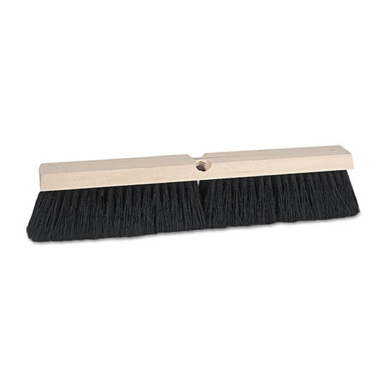 Boardwalk BWK20224 24" Floor Brush Head, 2.5" Black Tampico Fiber Bristles