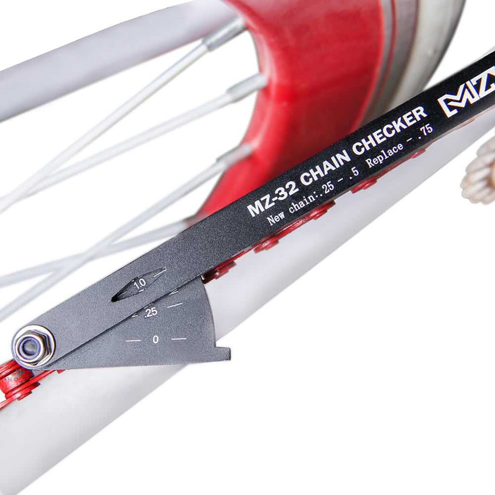 1Pcs Multi-Functional Bicycle Repair Tool Bike Chain Wear Indicator Tool Chain C 