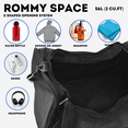 thumbnail image 3 of J World Copper 56L Duffel Bag - Black, 3 of 6