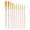 Pink, variant on SUSHANG Round Tip Brushes Nylon Brushes Artist Wood Brushes for Oil Watercolor Face Nail Arts Miniature and Rock Painting