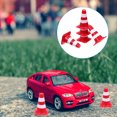 thumbnail image 3 of Monyance Mini Roadblock Mini Traffic Cones: 30pcs Reflective Safety Model(0.98X0.39X0.39Inches), 3 of 10