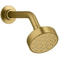 thumbnail image 4 of Kohler 72416-2MB Single Function Shower Head, 1.5 GPM - Vibrant Brushed Moderne Brass, 4 of 7