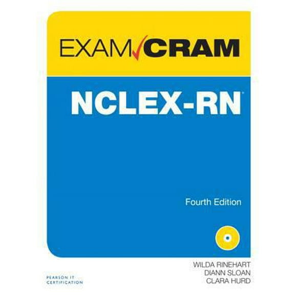 Pre-Owned Nclex-RN Exam Cram [With CDROM] (Paperback) 0789751054 9780789751058