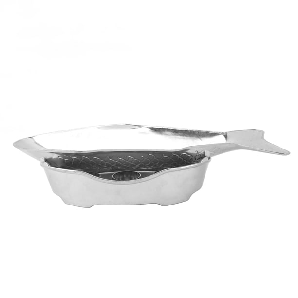 Bandeja Para La Parrilla En Forma De Pescado, Bandeja De Parrilla De Pescado, Construcción De aleación De Aluminio, El Transmite Rápidamente Y Uniformemente El Calor A Los