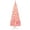 Pink#98, variant on Christmas Tree HOMCOM 7.5ft Prelit Snow Flocked Artificial Christmas Tree with Pencil Shape, Pine Realistic Branches, Warm White LED lights, Auto Open, Pink and White,Flocked Christmas Tree