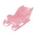 thumbnail image 3 of Santa Sleigh Sled Figurine Christmas Collection Crafts Centerpiece Decor Mini Sled Ornament Miniature Sleigh for Living Room Pink, 3 of 10
