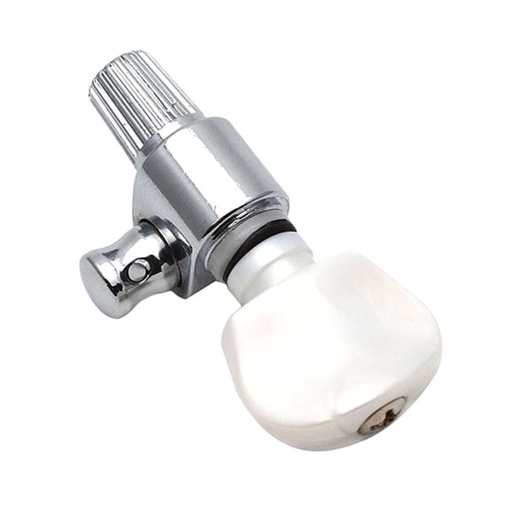 Dualoai Banjo Tuning Pegs, Tuner, Banjo Machine Heads, Tuning Pegs, Pearl Buttons, White