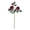 Purple, variant on Burnt Rose Stem, 3 Head Burnt Edge Artificial Rose Floral Stem, Minimalist Fake Flower Arrangement Home Decor, Photo Prop for Living Room Bedroom and Shooting Scene