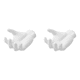 thumbnail image 1 of Colgador de Pared Likrtyny Ganchos Autoadhesivos Mano Blanco, 1 of 2