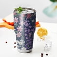 thumbnail image 3 of 30oz Pioneer Flower Tumblers Stainless Steel Tumbler with Lid and Straw,Vacuum Insulated Double Wall Travel Tumbler Cups Mug with Cleaning Brush for Coffee,Tea, 3 of 7