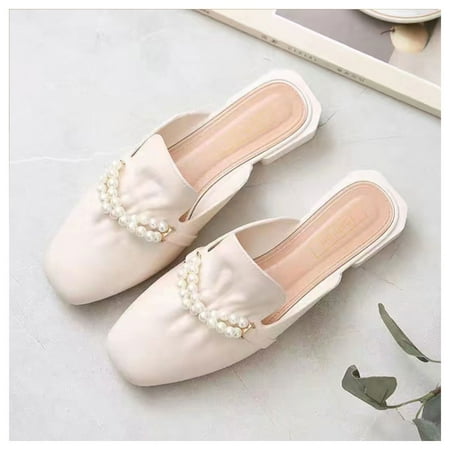 

Lightweight Slippers Comfort Casual Slippers Slip-On Flat Shoe 37 Camel