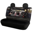 thumbnail image 2 of Uourmeti Car Front Back Seat Covers Full Set Polyester, Compatible with Sedan Seats Car Interior Accessories, for Sedans Truck, Funny Black Cat Couple Pattern, 2 of 9