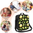 thumbnail image 4 of Zufioo Avocado Toast Insulated Lunch Bag,600D Polyester Oxford Fabric, Leakproof & Reusable Lunch Tote, Adjustable Shoulder Strap,Food Freshness Keeper with Utensils, 4 of 6