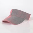 thumbnail image 3 of Adjustable Blank Sun Visors For Women Men Neon Yellow Sports Tennis Golf Sun Visor Cap Dusty Pink White Black, 3 of 4