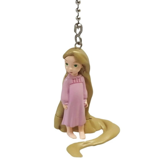 Tangled Baby Toddler Rapunzel Fan Lamp Light Pull Chain Figure Pvc Figurine New