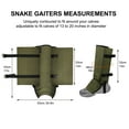 MDSTOP Snake Gaiters Leg Guards, Waterproof Snake Guards, Adjustable