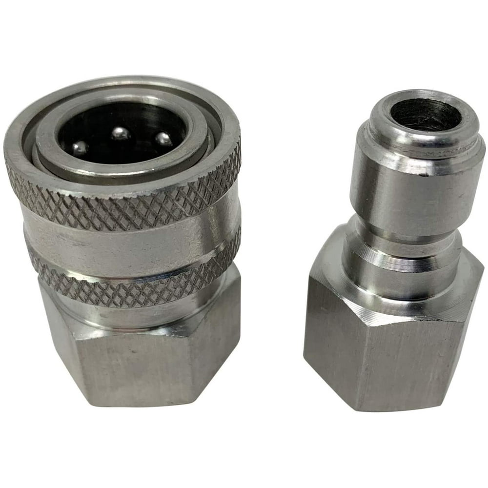 ESSENTIAL WASHER Pressure Washer Fittings Stainless Steel Quick Connect
