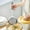 B, variant on JilgTeok 1 Packs Stainless Steel Fat Skimmer Colander Spoon Extra Fine Mesh Strainer with Handle Sieve Colander Spoon Oil Filter Food Strainer for Skimming Grease Foam