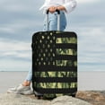 thumbnail image 4 of Wukai American Flag Camo Elastic Luggage Cover: Personalized Protection for Your Suitcase - Fits 19~29-inch, Washable & Durable Travel Companion-Large, 4 of 8