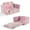 Pink-Flannel, variant on Ktaxon Convertible Sofa for Little Ones, 2-in-1 Toddler Couch with Side Pockets, Foldable Nap Lounge for Playroom or Bedroom Pink