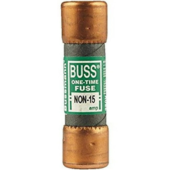 Bussmann One-Time Fuse 15 amps 250-Mfg# BP/NON-15 - Sold As 20 Units (CD/2)