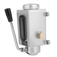 thumbnail image 3 of 1pc Lubricating Manual Oil Pump Hand Lubrication 500CC CNC 4mm Double Outlet Port, 3 of 4