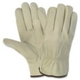 thumbnail image 2 of MCR Safety, MCSCRW3215L, Durable Cowhide Leather Work Gloves, 1 Pair, Cream, L, 2 of 2