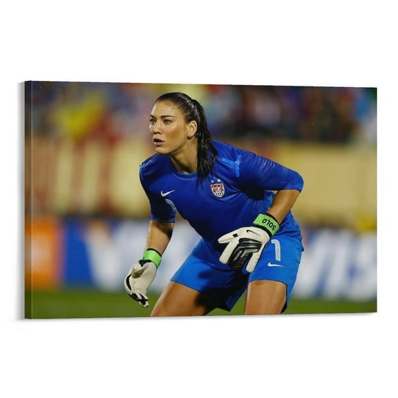 Hope Solo Canvas Poster Picture Print Wall Art Poster Painting Canvas Posters Artworks Gift Room Aesthetic 12x18inch(30x45cm)