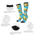 thumbnail image 6 of Balery Flowers Avocado Fun Novelty Socks Men'S Women'S Crew Socks Funny Crazy Novelty Socks Quirky And Cool Socks, 6 of 9