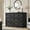 Black, variant on TROPOW Modern 5 Drawers Dresser, Chest of Drawers Closet Organizers and Storage Clothes, Modern Dressers for Closet Living Room, Kids Bedroom