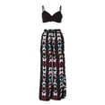 thumbnail image 1 of ITFABS Women Clothes Set, Butterfly Printed Pattern Tops and Long Pants, 1 of 9