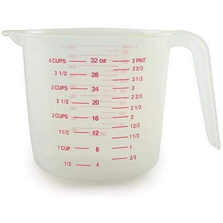 Norpro 4-Cup Capacity Plastic Measuring Cup