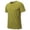 Olive Green, variant on Lovskoo Shirts for Men Round Neck Short Sleeve Summer Solid Color Casual Loose T Shirt Vacation Beach Summer Tops Olive Green