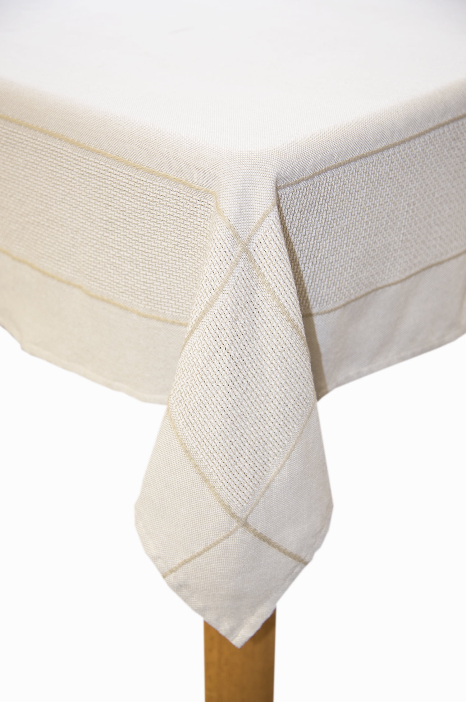 Carlisle 60x84 Cotton/Polyester Tablecloth, Taupe